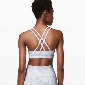 Lululemon Energy Bra Tropical Shadow Starlight Multi Size 8